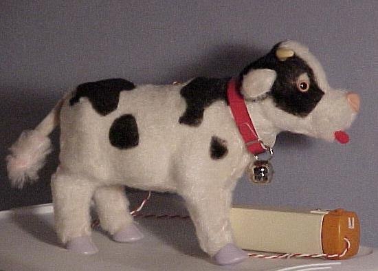 Battery Toy, Walking Bull, 1950's