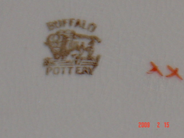 Buffalo Pottery Baby Feeding Dish, with Campbell Kids