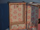 Ginny Pink Metal Trunk EX 1950's