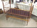 Antique Crib with Bouncer/Spring system