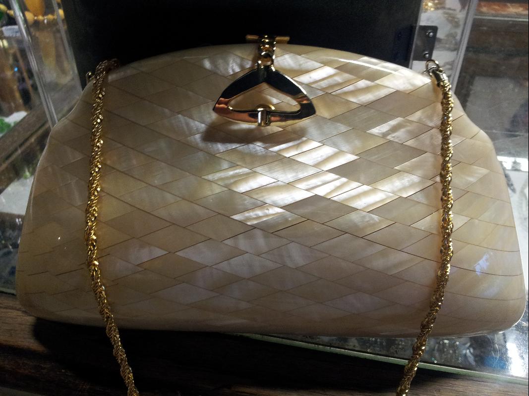 Vintage Italian Made Lucite Purse