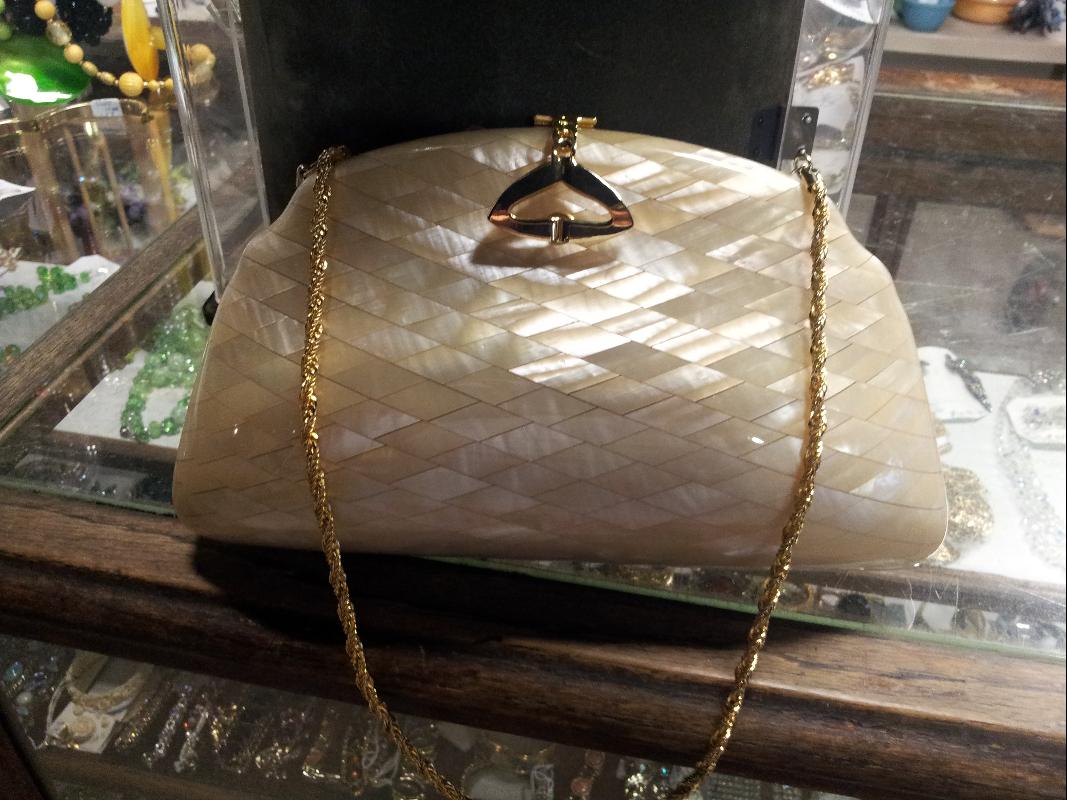 Vintage Italian Made Lucite Purse