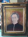 Folk Art Lady Mundelien Painting