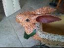 pre 1900's Handmade Rabbit Baby Carriage