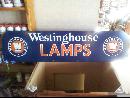 Westinghouse Lamps MINT DOUBLE SIDED Sign