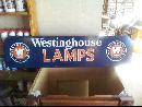 Westinghouse Lamps MINT DOUBLE SIDED Sign