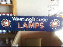 Westinghouse Lamps MINT DOUBLE SIDED Sign