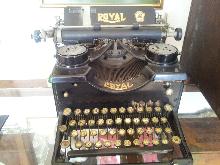 Royal Typewriter with Transparent Glass sides