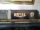 Royal Typewriter with Transparent Glass sides