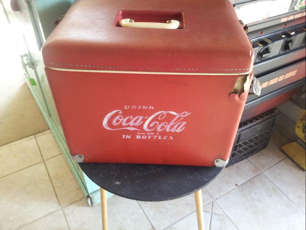 Coca Cola 1950's Salesman Cooler