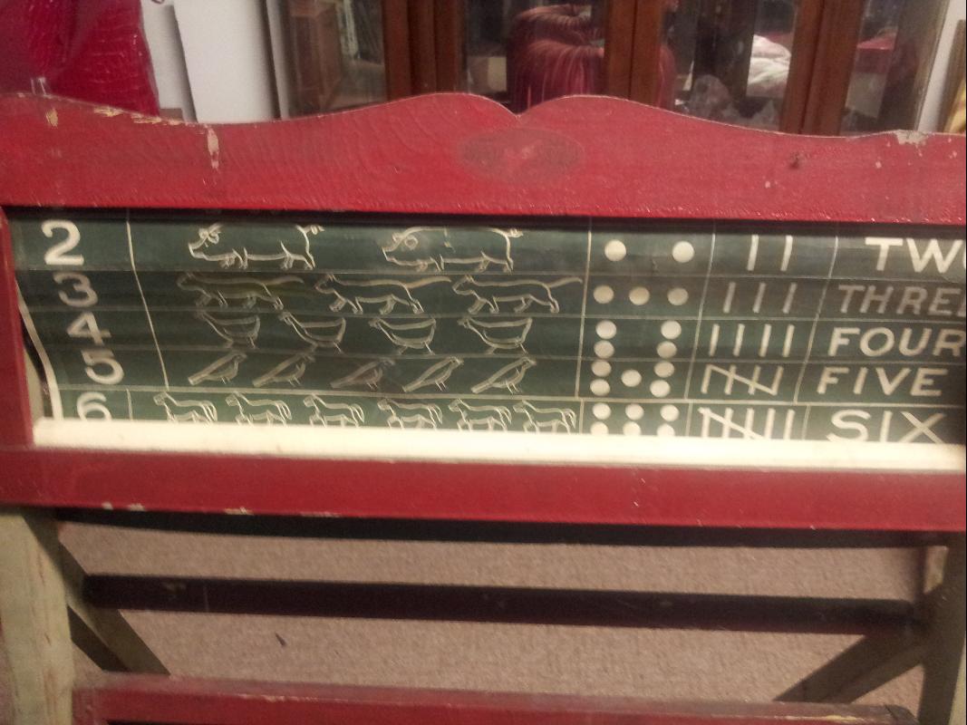 1940's Foxy Toys Chalkboard
