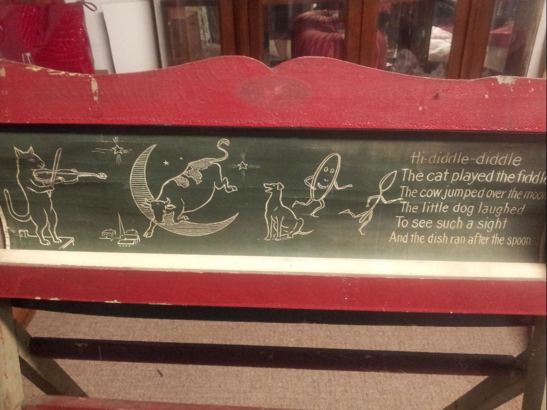 1940's Foxy Toys Chalkboard