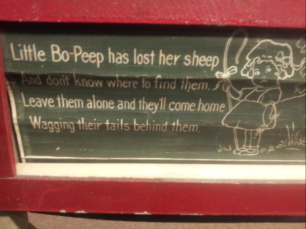 1940's Foxy Toys Chalkboard