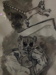 Lemurs in ink