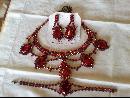 Red Glass 3 piece set