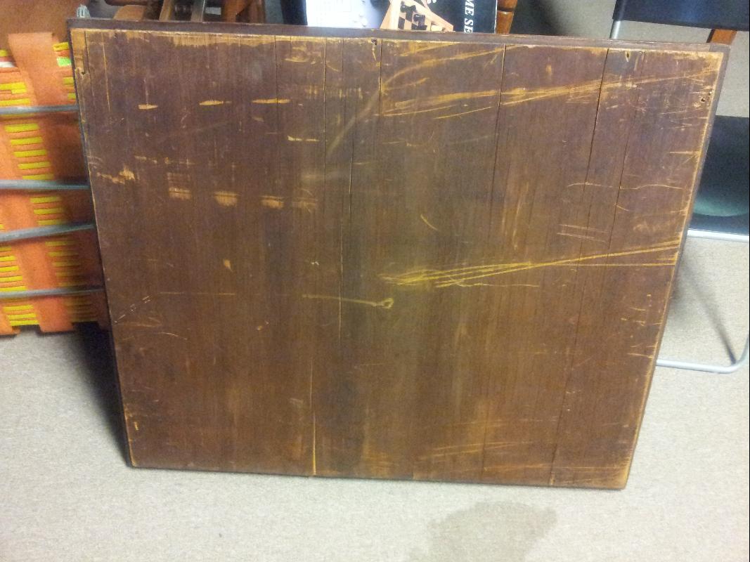 Antique Cherry on Walnut Mirror