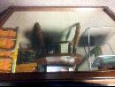 Antique Cherry on Walnut Mirror