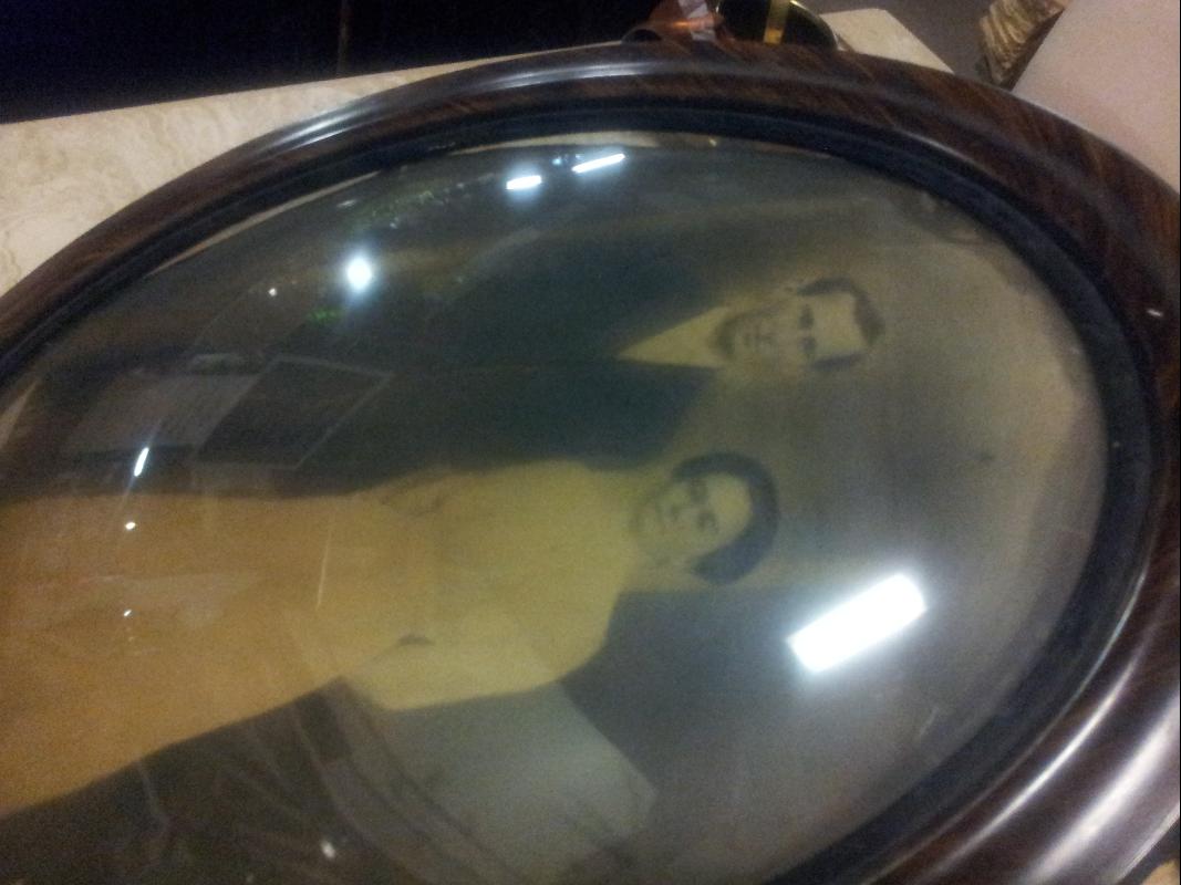 Antique Picture Frame with photo