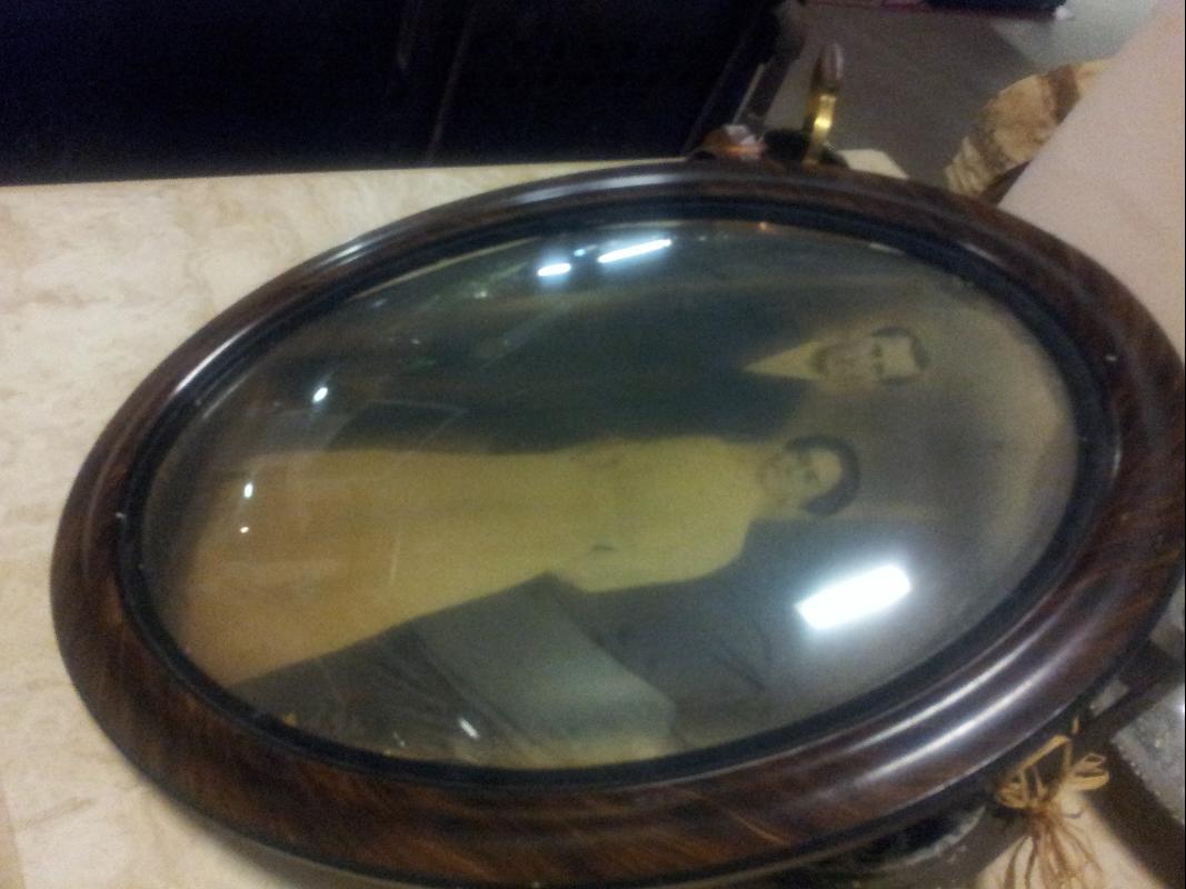 Antique Picture Frame with photo
