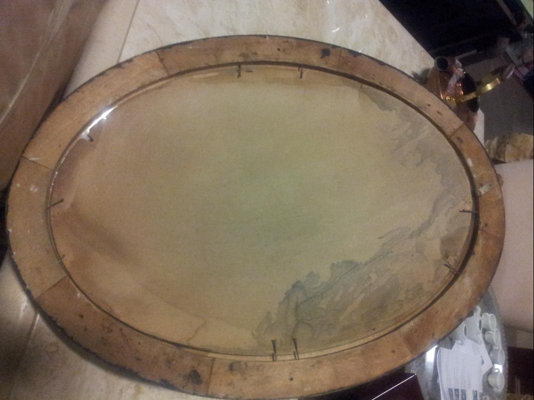 Antique Picture Frame with photo