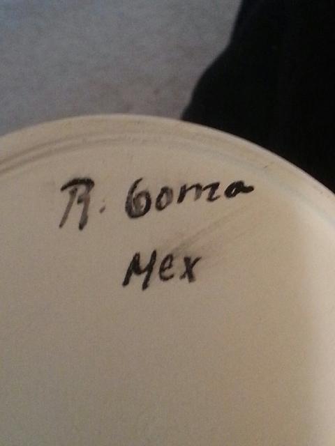 R Gonza Mex signed pieces set of 3