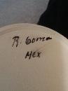 R Gonza Mex signed pieces set of 3