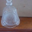7 inch lead crystal bell