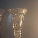 71/2 inch tall lead crystal bud vases