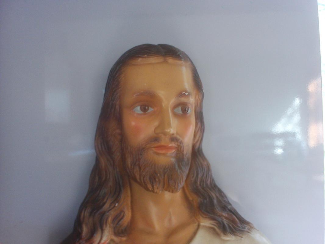 11 inch tall ceramic Jesus