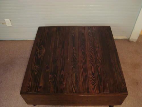 ANAS COUNTRY PRIMITIVE RECLAIMED WOOD FACTORY CART COFFEE TABLE