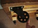 ANAS COUNTRY PRIMITIVE RECLAIMED WOOD FACTORY CART COFFEE TABLE