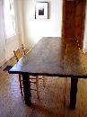 RUSTIC COUNTRY PRIMITIVE 7 FOOT FARMHOUSE HARVEST TABLE