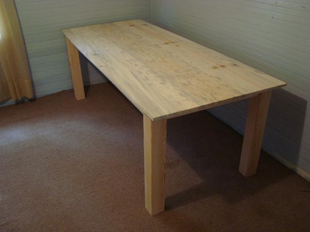 RUSTIC COUNTRY PRIMITIVE 7 FOOT FARMHOUSE HARVEST TABLE