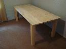RUSTIC COUNTRY PRIMITIVE 7 FOOT FARMHOUSE HARVEST TABLE