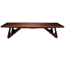 Eames Era Mid Century Style Danish Modern Boomarang Leg Coffee Table