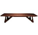 Eames Era Mid Century Style Danish Modern Boomarang Leg Coffee Table