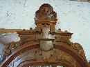 Antique Vanity Marble Top Mirror