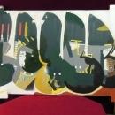 Laylo Abstract Acrylic on Canvas Lost in Warr