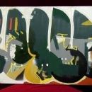 Laylo Abstract Acrylic on Canvas Lost in Warr