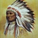 Paul Boren Print Chief with Headdress