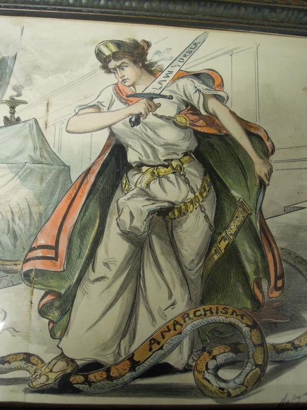 Louis Dalrymple Print Aroused 1894