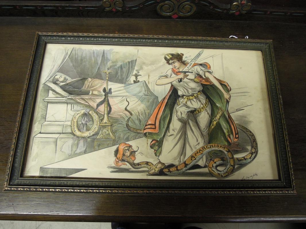 Louis Dalrymple Print Aroused 1894