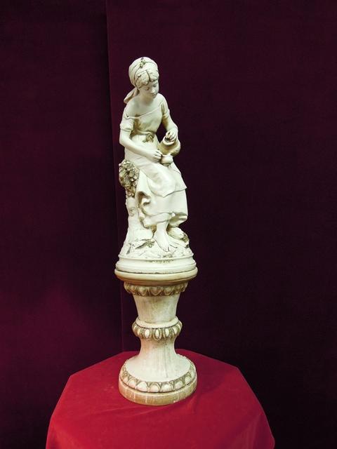 Marwal Grecian Style Statue of Woman Pouring. 1940’s-1960