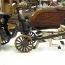 Collectbile Horse Drawn Carriage Driver Passenger Vintage
