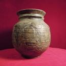 Art Pottery Vase Multi-Colored