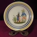 Quimper Henriot Plate, Bretonne Woman #112