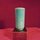 Art Pottery Candle Stick Holder, Teal