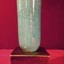 Art Pottery Candle Stick Holder, Teal
