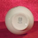 Lenox, Pair of Long neck Vases, Rose Motif White and Gold