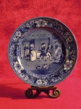 Buffalo Pottery, Plate, Doctor Disputing Bill, 1909